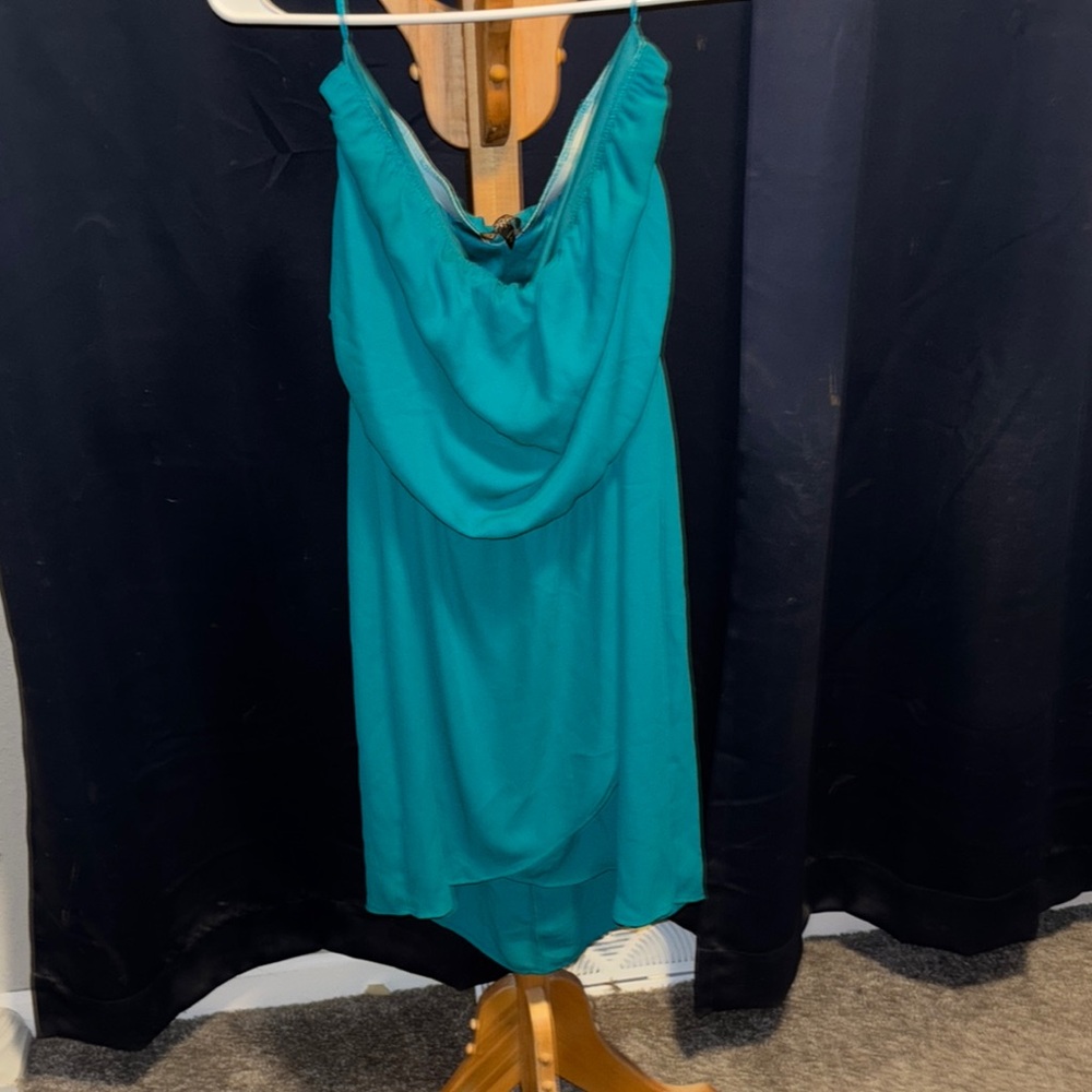 Teal Sleeveless Dress
